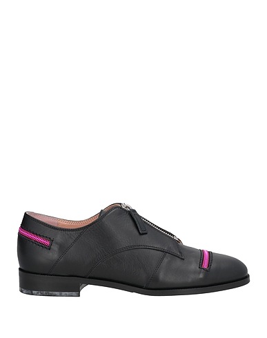 MOSCHINO Loafers Black Leather