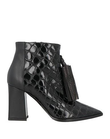 POLLINI Ankle boot Black Leather