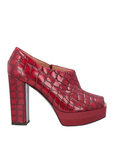 POLLINI Ankle boot Red Leather