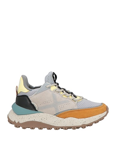 MUNICH Sneakers Light grey Leather, Textile fibres