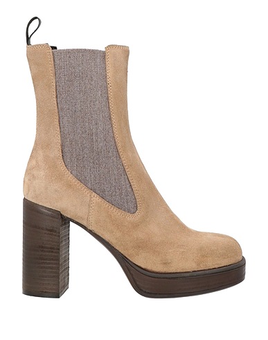 FRAU Ankle boot Sand Leather, Textile fibers