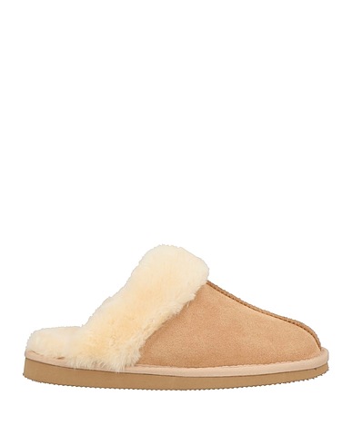 LAURA BIAGIOTTI Mules and clogs Beige Textile fibres