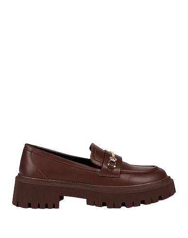 PATRIZIA PEPE Loafers Brown Textile fibers