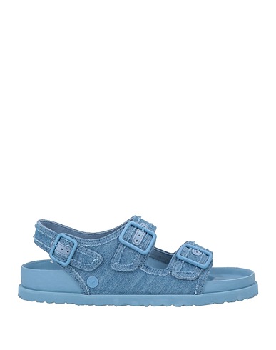 BIRKENSTOCK Sandalen Hellblau Gewebefasern