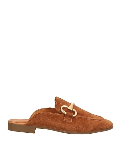 EPOCHE' XI Mules and clogs Tan Leather