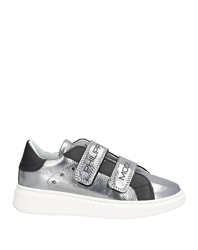 PHILIPPE MODEL Sneakers JUNIOR Silver Leather