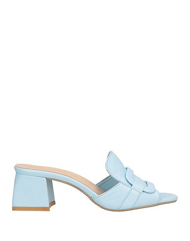 EPOCHE' XI Sandals Sky blue Leather
