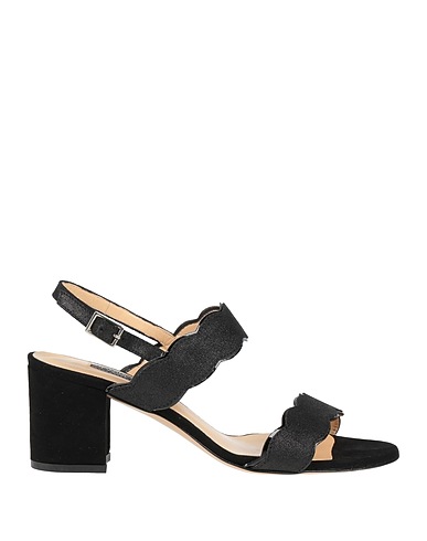 TWIGGY Sandals Black Leather