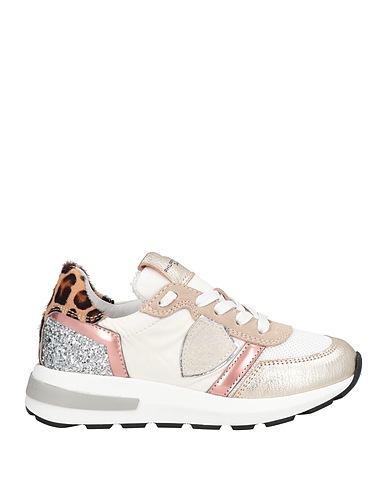 PHILIPPE MODEL Sneakers White 41% Calfskin, 30% Polyester, 27% Polyamide, 2% Polyurethane