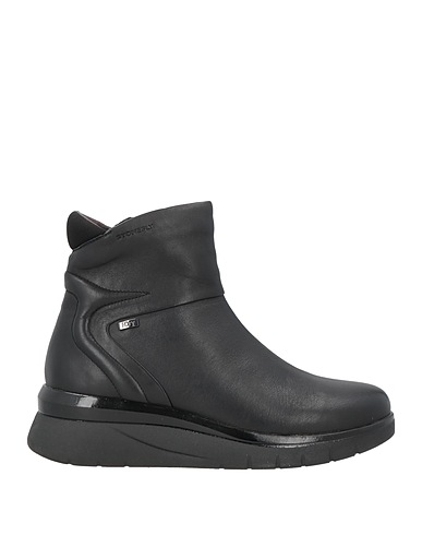 STONEFLY Stiefelette Schwarz Leder, Gewebefasern
