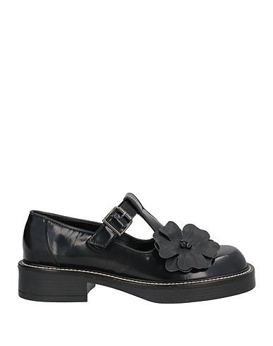 OVYÉ Loafers PLAYLIST Black Leather