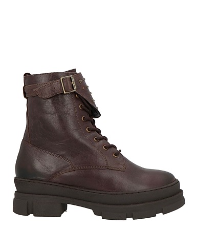PREGUNTA Ankle boot Chocolate brown Leather
