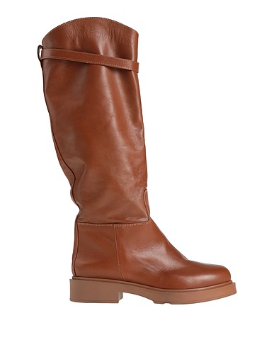 GUCCI Boots Tan Leather