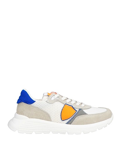 PHILIPPE MODEL Sneakers Light grey Leather, Textile fibers