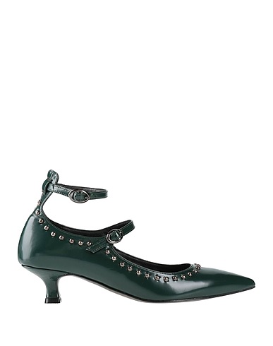OVYÉ Court Dark green Leather