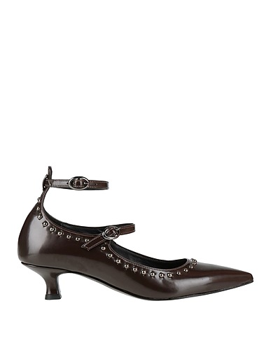 OVYÉ Court Dark brown Leather