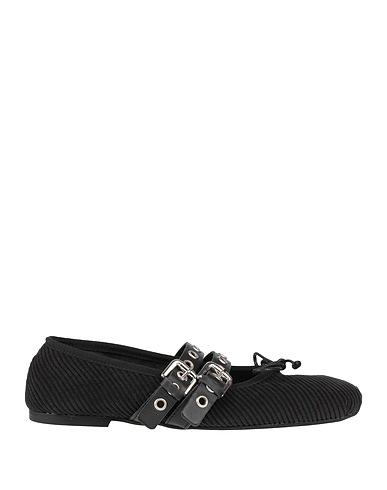 OVYÉ Footwear Black Textile fibres