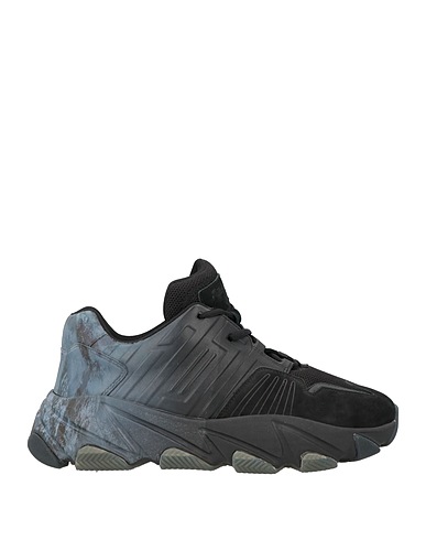 ASH Sneakers Black Leather, Textile fibers