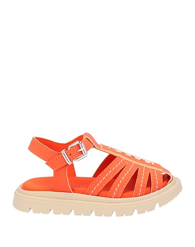 MARNI Sandals Orange Leather