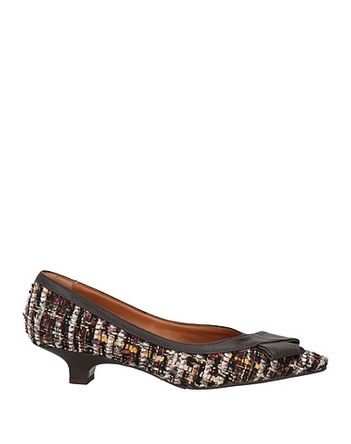 OVYÉ Pump Dark brown Textile fibers