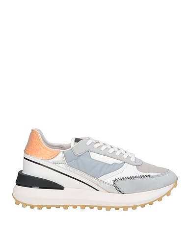 D.A.T.E. Sneakers Ανοιχτό γκρι Δέρμα, Νάιλον