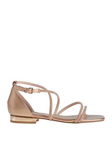EXE' Sandals Rose gold Textile fibres