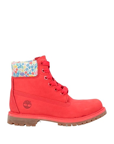 TIMBERLAND Stiefelette Rot Leder