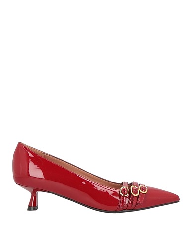 OVYÉ Court Red Leather