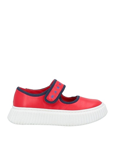 MARNI Ballerine Rosso Pelle