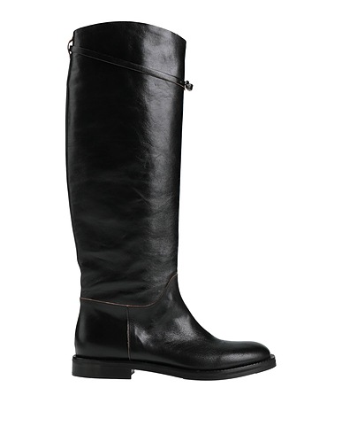 DEL CARLO Boots Black Leather