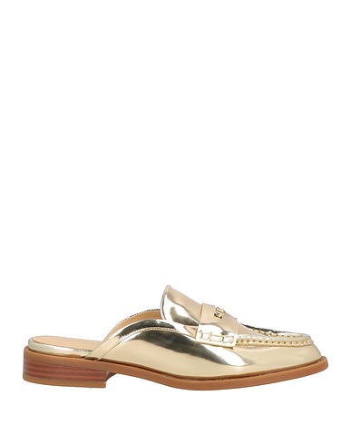MICHAEL MICHAEL KORS Mules and clogs Gold 100% Cow leather