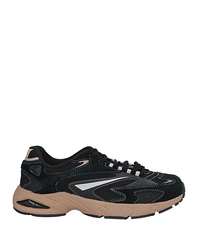 D.A.T.E. Sneakers Noir Cuir, Fibres textiles
