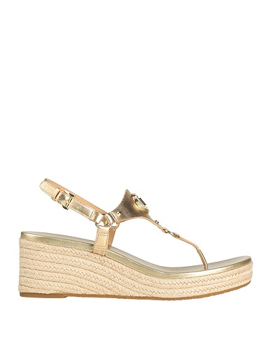 MICHAEL MICHAEL KORS Espadrilles Gold Leather