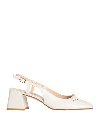 CALZAIUOLI TOSCANI Pumps Weiß Leder