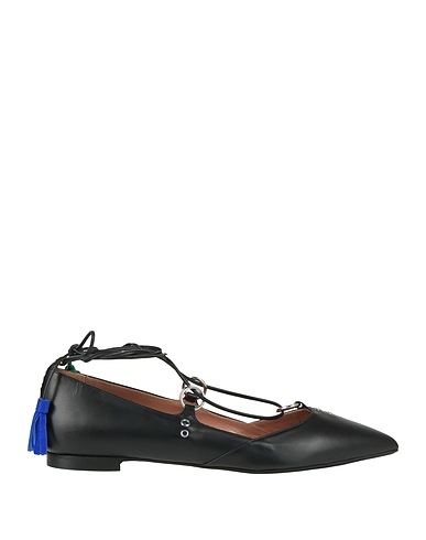 POLLINI Ballet flats Black Calfskin