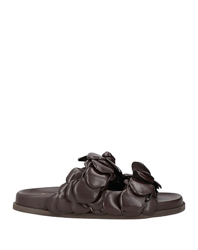 VALENTINO GARAVANI Sandals ATELIER SHOES Dark brown Leather