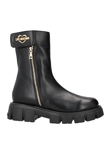 LOVE MOSCHINO Ankle boot Black Leather