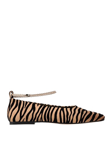 MARIA LUCA Ballerinas Beige Gewebefasern