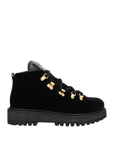 CARSHOE Stivaletti Nero Pelle, Fibre tessili