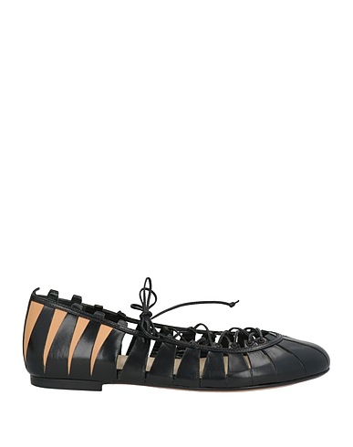 FRANCESCO RUSSO Ballet flats Black Leather