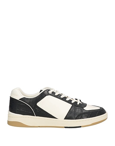 MICHAEL KORS MENS Sneakers Black Leather, Textile fibres