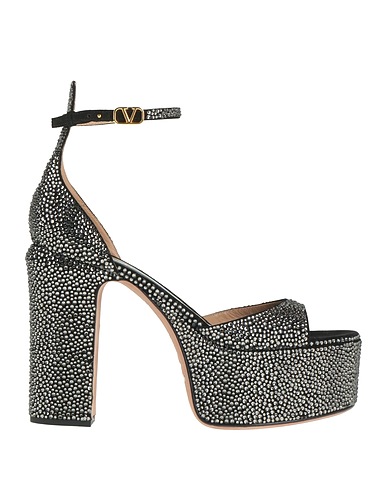 VALENTINO GARAVANI Sandals Black Leather