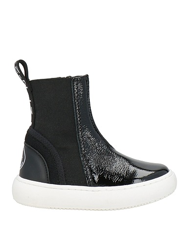 N°21 Ankle boot Black Leather, Textile fibres