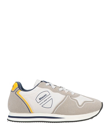 BLAUER. Sneakers Light grey Textile fibres