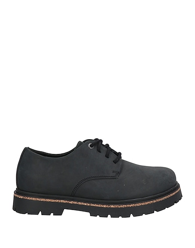 BIRKENSTOCK Laced shoes NERO Leather