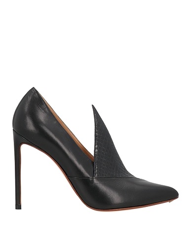 FRANCESCO RUSSO Court Black Leather
