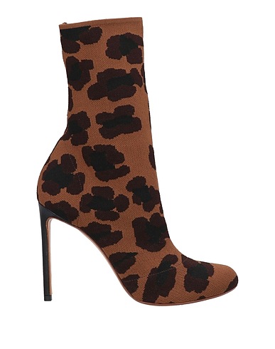 FRANCESCO RUSSO Ankle boot Camel Textile fibres