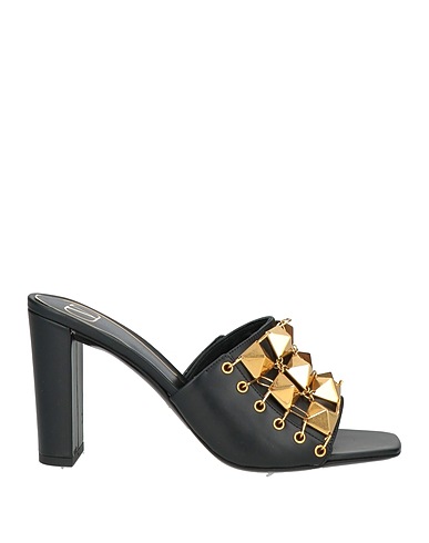 VALENTINO GARAVANI Sandals Black Leather