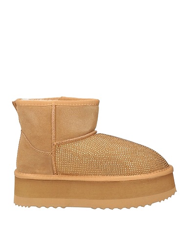 GAëLLE Paris Stiefelette Kamel Leder