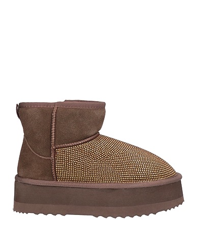 GAëLLE Paris Stiefelette Dunkelbraun Leder